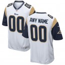 Los Angeles Rams Hommes Nike White 2018 maillot de jeu personnalisé
