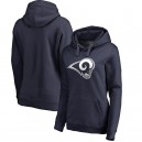 Les femmes de Los Angeles Rams NFL Pro Line Navy primaire Team Logo Sweat à capuche