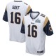 Les hommes de Los Angeles Rams Jared Goff Nike White Super Bowl LIII lié maillots de jeu