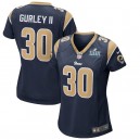 Les femmes de Los Angeles b&eacute;liers Todd Gurley II Nike Navy Super Bowl LIII Bound jeu Maillot