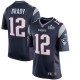 Les hommes de la Nouvelle-Angleterre Patriots Tom Brady Nike Navy Super Bowl LIII Bound jeu Maillot