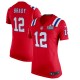 Les femmes de la Nouvelle-Angleterre Patriots Tom Brady Nike Rouge Super Bowl LIII Bound jeu maillots