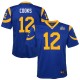 Enfants Los Angeles Rams Brandin cuisiniers Nike Royal Super Bowl LIII lié maillot de jeu