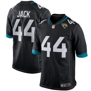Hommes Jacksonville jaguars Myles Jack Nike noir joueur maillot de jeu