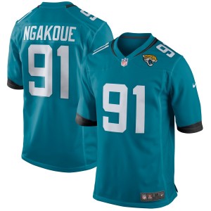 Hommes Jacksonville jaguars yannick ngakoue Nike Teal maillot de jeu