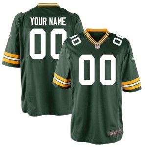 Green Bay Packers Nike Green maillot de jeu personnalisÃ© pour homme