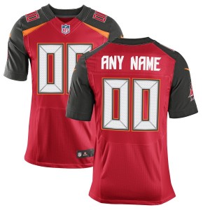 Homme Tampa Bay Buccaneers Nike rouge personnalisÃ© Elite maillots