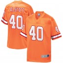 Hommes de Tampa Bay Buccaneers Mike Alstott NFL Pro ligne orange retrait&eacute; joueur maillot