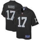 Maillot homme Oakland Raiders Dwayne Harris NFL Pro Line Noir Player
