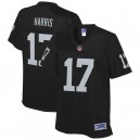 Les femmes Oakland Raiders Dwayne Harris NFL Pro ligne noir &eacute;quipe couleur joueur maillot