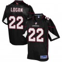 Hommes Arizona Cardinals T.J. Logan NFL Pro ligne noir joueur alternatif maillots
