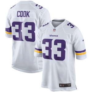 Hommes Minnesota Vikings Dalvin Cook Nike blanc joueur maillot de jeu