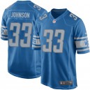 Maillot de jeux pour hommes Detroit Lions Kerryon Johnson Nike Blue