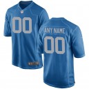 Hommes Detroit Lions Nike Royal Custom alternatif maillot de jeu