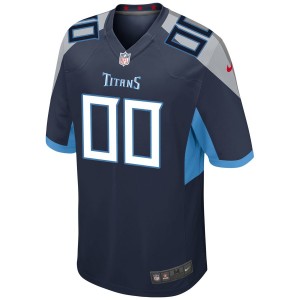 Tennessee Titans Nike Navy maillot de jeu personnalisé pour hommes