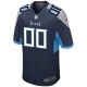 Tennessee Titans Nike Navy maillot de jeu personnalisé pour hommes