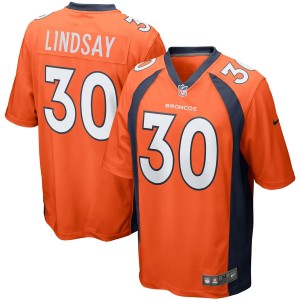 Maillot de jeu homme Denver Broncos Phillip Lindsay Nike Orange Player