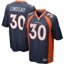 Maillot de jeu alternatif Denver Broncos Phillip Lindsay Nike Navy pour homme