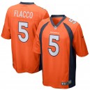 Maillot de jeu homme Denver Broncos Joe Flacco Nike orange