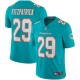 Hommes Miami Dolphins Minkah Fitzpatrick Nike Aqua Vapor Limited Maillot