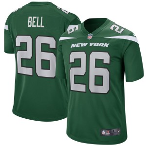 New York jets Le’Veon Bell Nike Gotham maillot de jeu vert pour hommes