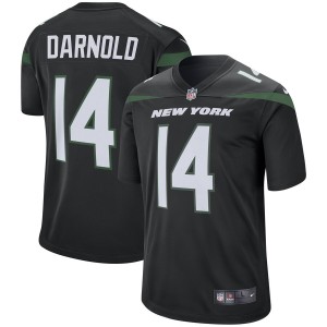 New York jets pour hommes Sam Darnold Nike Stealth Noir maillot de jeu