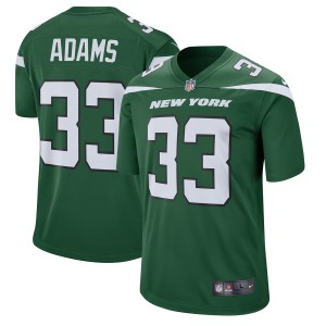 New York jets jamal Adams Nike Gotham maillot de jeu vert pour hommes