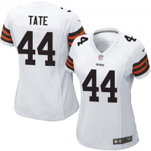 Femmes Nike Cleveland Browns # 44 Ben Tate Élite blanc NFL Maillot Magasin