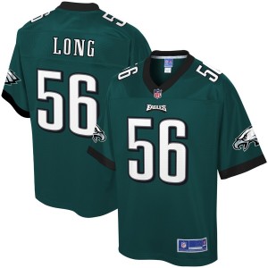 La Enfants Philadelphia Eagles Chris long NFL Pro ligne minuit vert équipe couleur joueur maillot La Enfants Philadelphia Eagles Chris long NFL Pro ligne minuit vert équipe couleur joueur maillot