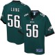 La Enfants Philadelphia Eagles Chris long NFL Pro ligne minuit vert équipe couleur joueur maillot