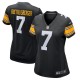 Steelers de Pittsburgh pour femmes Ben Roethlisberger Nike black maillot de jeu alternatif