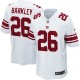 Enfants New York Giants Saquon Barkley Nike maillot de jeu blanc