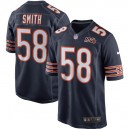 Hommes Chicago Bears Roquan Smith Nike Navy 100e saison maillot de jeu