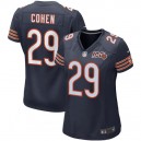 Maillot de jeu femme Chicago Bears tarik Cohen Nike Navy 100e saison