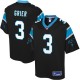 Hommes Carolina Panthers Will Grier NFL Pro Line Noir Player Maillots