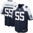 Hommes Cowboys de Dallas Leighton Vander Esch Nike Navy Maillots de jeu alternatifs