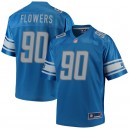 Maillot NFL Pro Line Blue Player Homme Detroit Lions Trey Flowers