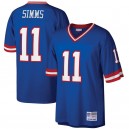 Hommes New York Giants Phil Simms Mitchell - Ness Royal retrait&eacute; lecteur Legacy r&eacute;plique Maillot