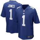 Daniel Jones Giants de New York - Maillot Nike 2019 NFL - Premier tour de la s&eacute;lection du premier match - Royal