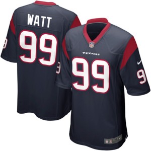 Maillot de jeu bleu bleu De Houston-Texans DeHouston