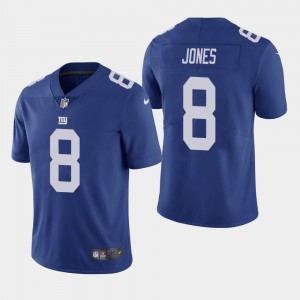 Giants de New York hommes #8 Daniel Jones 2019 NFL Draft Vapor Limited Maillot - Royal