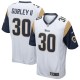 Hommes Los Angeles Rams Todd Gurley II Nike Blanc Jeu Maillot