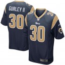 Hommes Los Angeles Rams Todd Gurley II Nike Marine Jeu Maillot