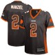 Women Nike Cleveland Browns &2 Johnny Manziel Elite Brown Drift Fashion NFL Jersey