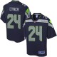 Maillot couleur Seattle Seahawks Marshawn Lynch Team de Pro Line pour Homme