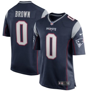 Antonio Brown New England Patriots Nike Jeu Maillot - Marine