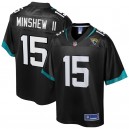 Hommes Jacksonville Jaguars Gardner Minshew II NFL Pro Line Noir lecteur Maillot