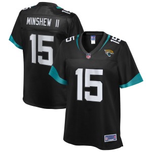 Femmes Jacksonville Jaguars Gardner Minshew II NFL Pro Line Noir lecteur Maillot