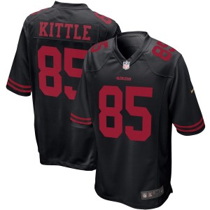 George Kittle San Francisco 49ers Nike Alterner Jeu Maillot - Noir