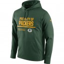 Hommes Green Bay Packers Nike Vert Circuit Propriété de représentation pull Capuche